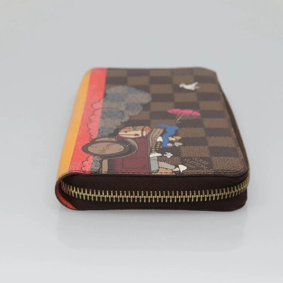 LOUIS VUITTON Damier Evasion Zippy Wallet Long Wallet N61240 LV Auth 125449 - Picture 6 of 16